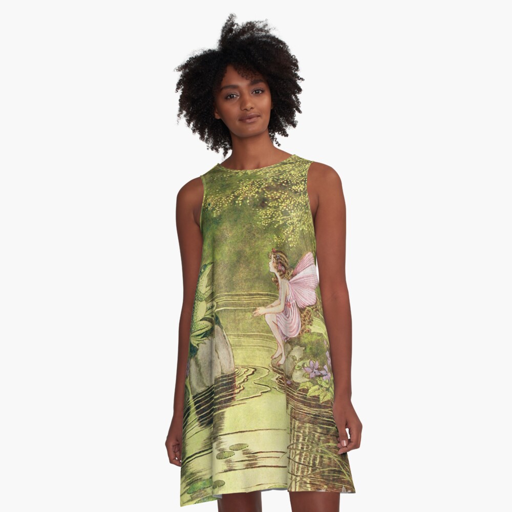 Item preview, A-Line Dress designed and sold by Bellathewilde.