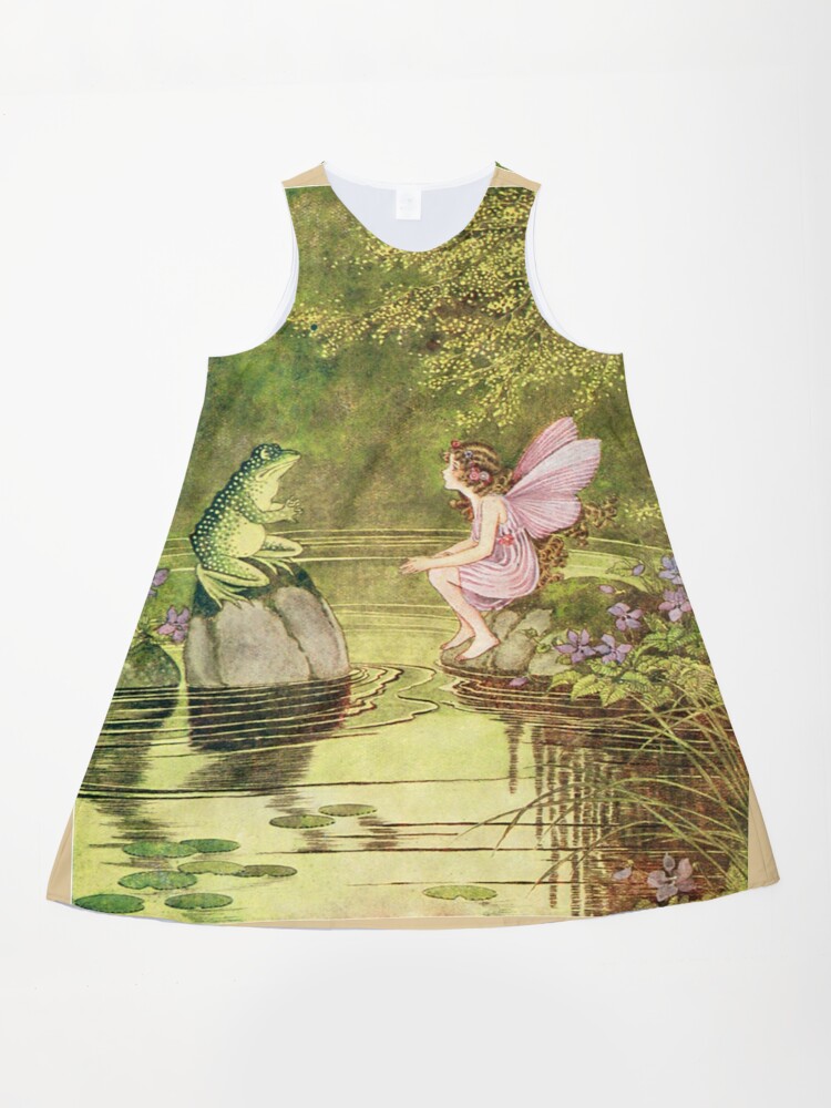 fairy print dress Jasmine Fairyland Mini Dress – Fairy Tong main image 1
