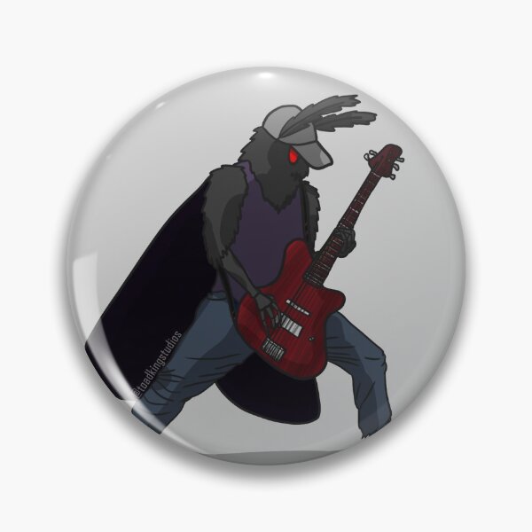 Item preview, Mothman on Bass designed and sold by ToadKingStudios.