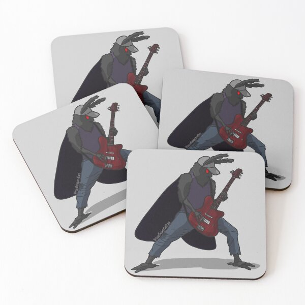 Item preview, Mothman on Bass designed and sold by ToadKingStudios.
