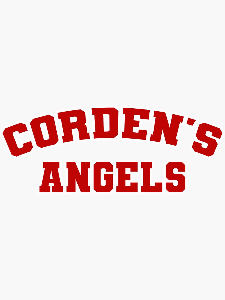 "Corden's Angels " Sticker for Sale by Sully004 Redbubble