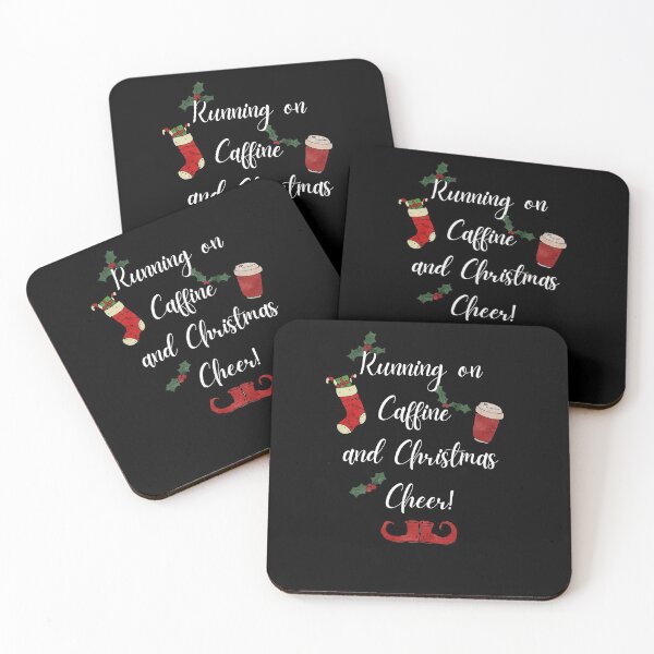 Item preview, Running on Coffee and Christmas Cheer designed and sold by Krafty  Arts Studio.