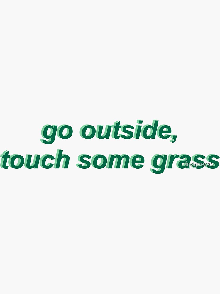  Go Touch Grass - Funny Meme Zip Hoodie : Clothing, Shoes &  Jewelry
