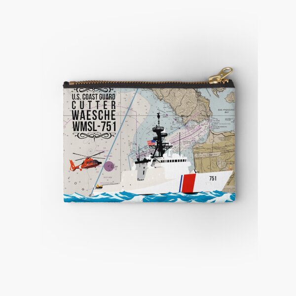 Item preview, Chart Art - Coast Guard Cutter Waesche designed and sold by AlwaysReadyCltv.