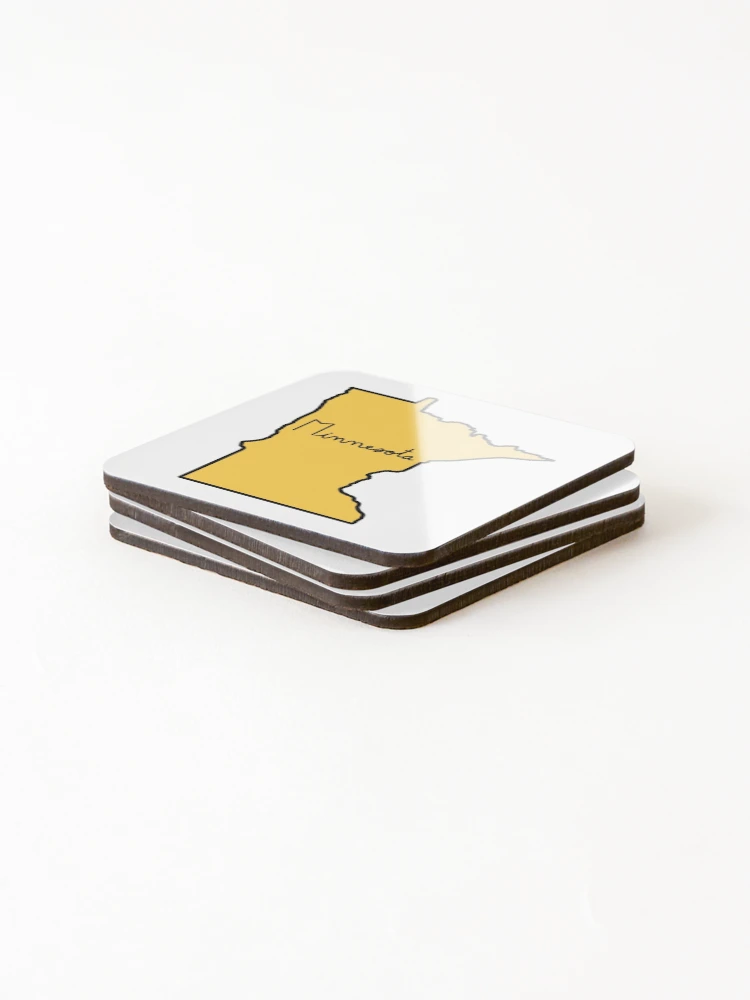 Thumbnail 4 of 5, Coasters (Set of 4), Minnesota designed and sold by RMSdesigns.