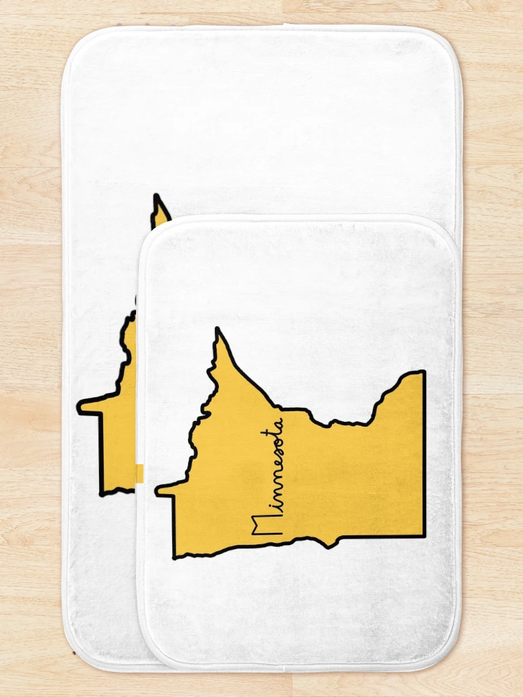 Thumbnail 5 of 6, Bath Mat, Minnesota  designed and sold by RMSdesigns.