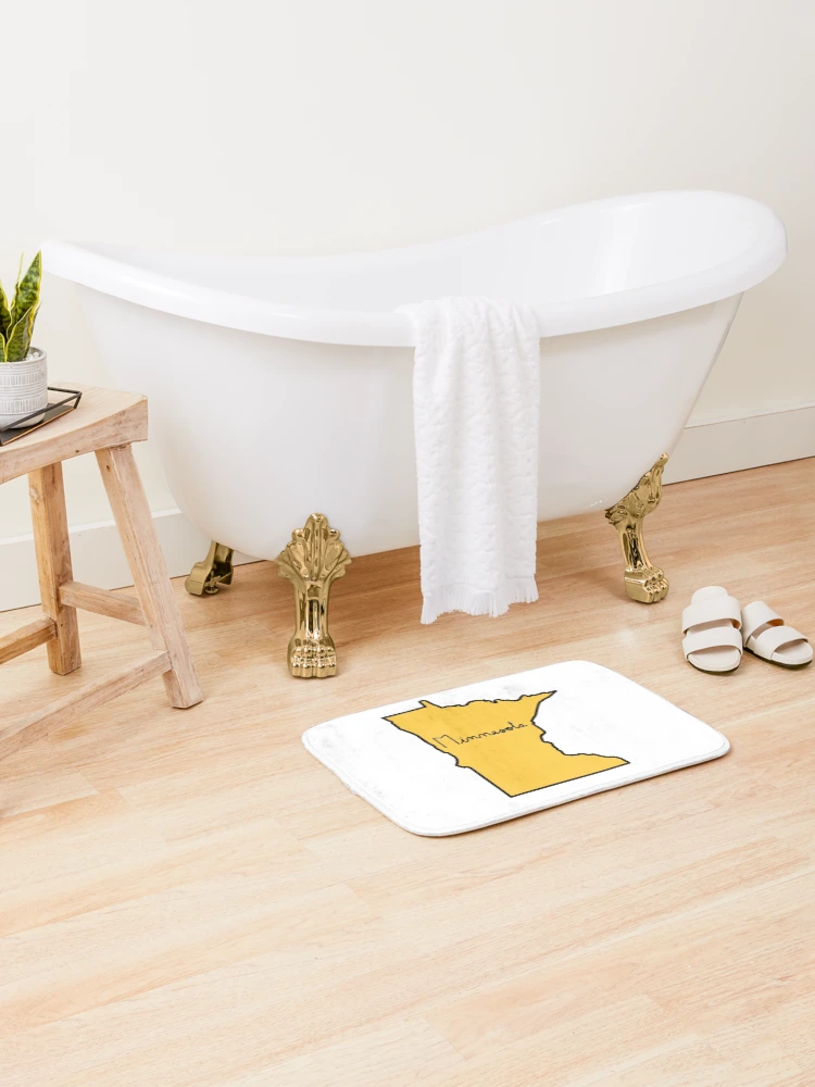 Thumbnail 2 of 6, Bath Mat, Minnesota  designed and sold by RMSdesigns.