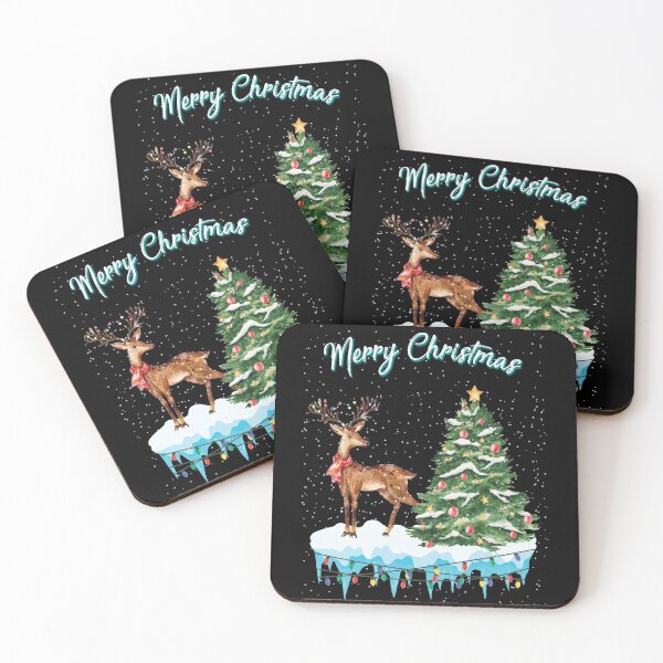 Item preview, Deer Tree Merry Christmas designed and sold by DavisHasari.