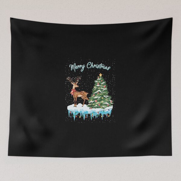 Item preview, Deer Tree Merry Christmas designed and sold by DavisHasari.