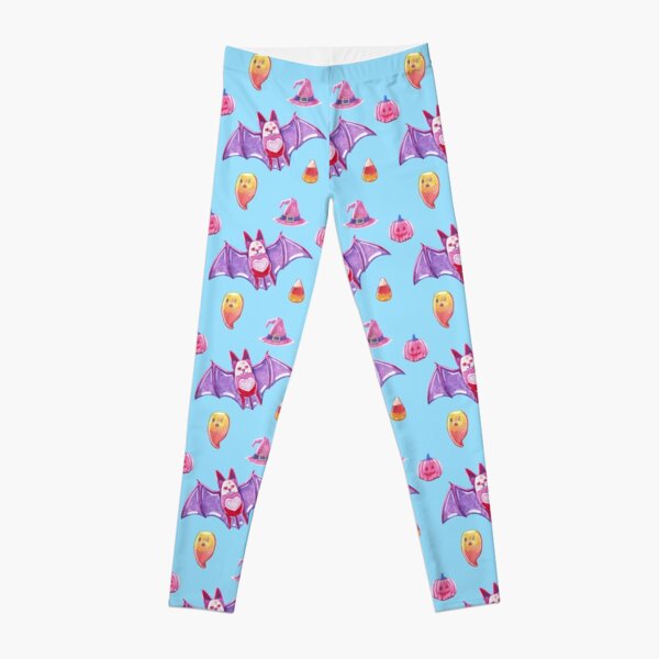 Blue Spooky Gummies Leggings