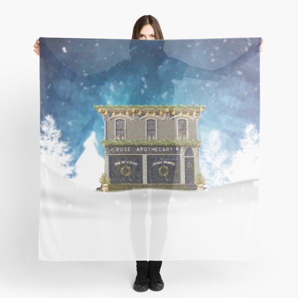 Schitt's Creek Holiday Art - Rose Apothecary Cozy Winter Art Scarf