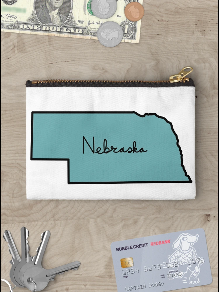 Thumbnail 3 of 4, Zipper Pouch, Nebraska designed and sold by RMSdesigns.
