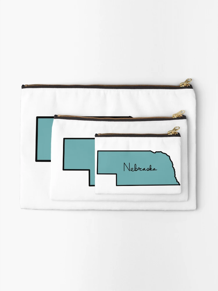 Thumbnail 2 of 4, Zipper Pouch, Nebraska designed and sold by RMSdesigns.