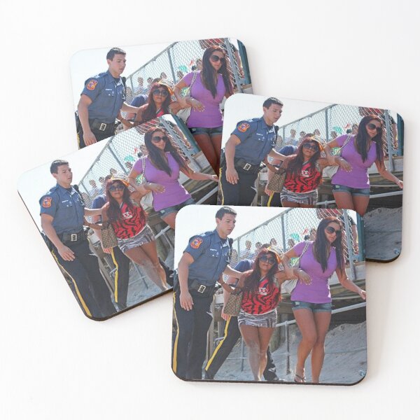 Item preview, Snooki getting arrested on the beach designed and sold by Samanthapl.