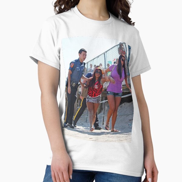 Item preview, Snooki getting arrested on the beach designed and sold by Samanthapl.