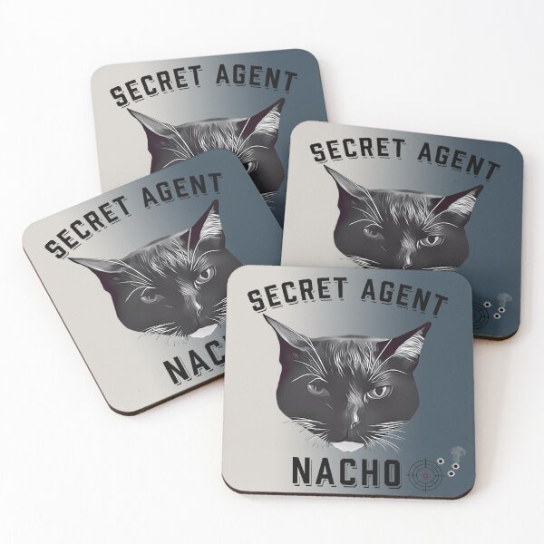 Item preview, Nacho the Secret Agent Cat - Crosshairs designed and sold by AgentNacho001.