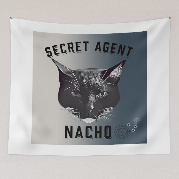 Item preview, Nacho the Secret Agent Cat - Crosshairs designed and sold by AgentNacho001.