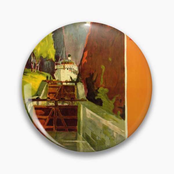 Item preview, Goeta Kanal retro poster designed and sold by CorasPosters.