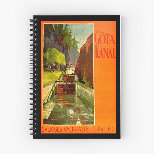 Item preview, Goeta Kanal retro poster designed and sold by CorasPosters.