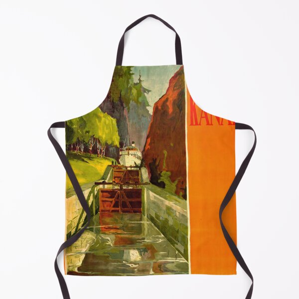 Item preview, Goeta Kanal retro poster designed and sold by CorasPosters.