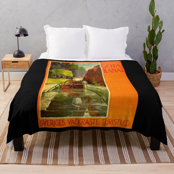 Item preview, Goeta Kanal retro poster designed and sold by CorasPosters.