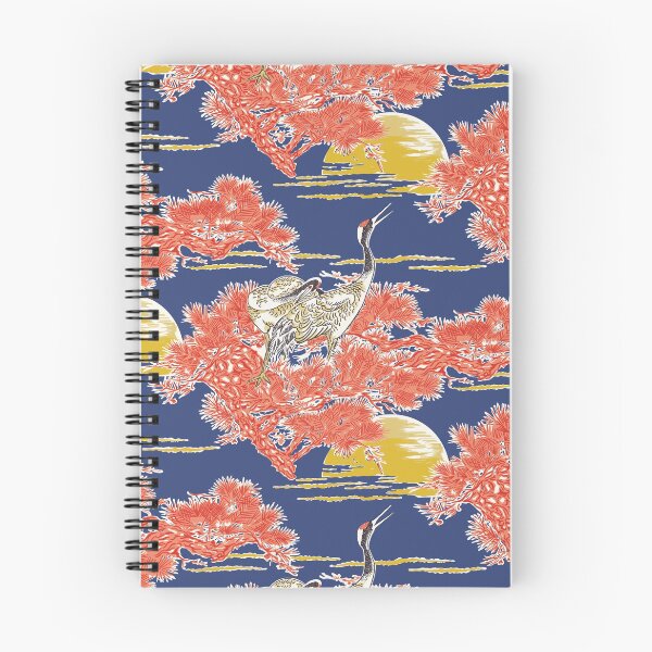 Item preview, Japanese Cranes at Dawn designed and sold by Raqilu Designs.