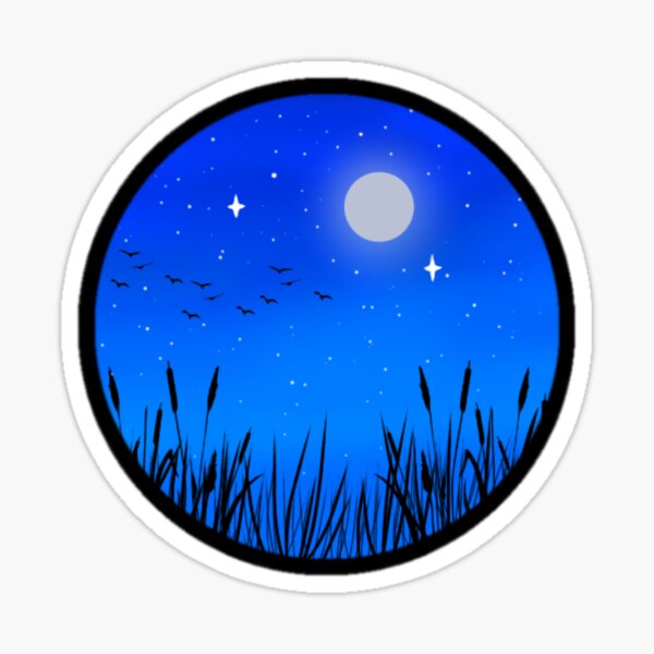 Item preview, blue theme night sky designed and sold by riceayoj.