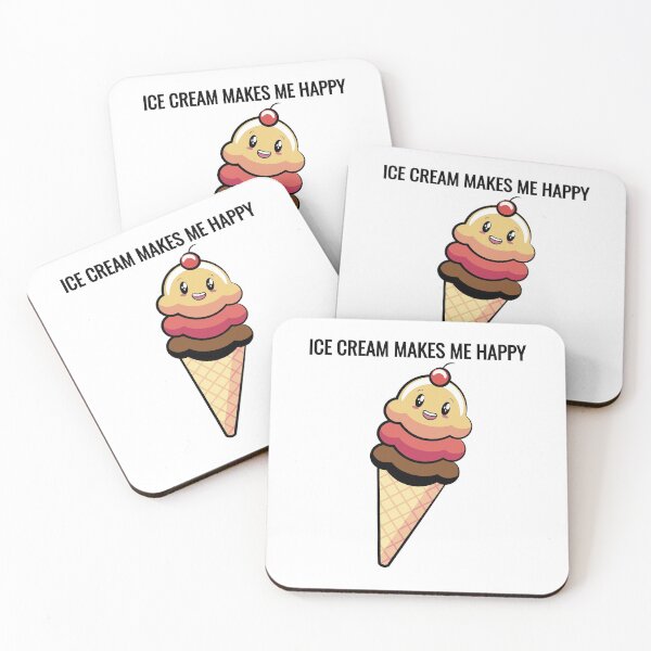 Item preview, Ice Cream Makes Me Happy designed and sold by EstelleStar.