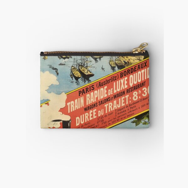 Item preview, Paris-Bordeaux retro poster designed and sold by CorasPosters.