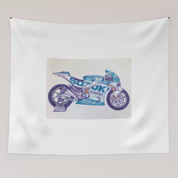 Item preview, Ballpoint Sketching Painting MotoGP Suzuki designed and sold by GaalArt.