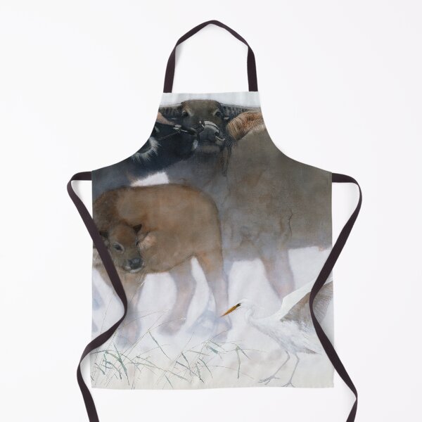 Item preview, Buffaloes and egret designed and sold by Sun Lin.