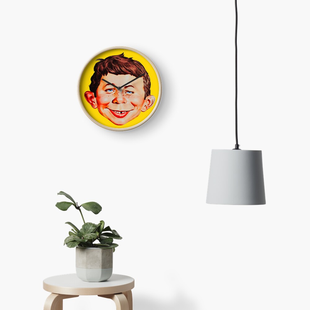 Mad Magazine Shirt, Sticker, Mask Clock