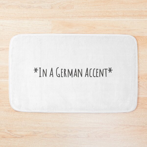 Item preview, German Accent designed and sold by Salty-Parabola.