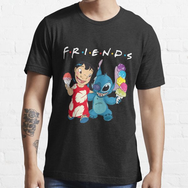 lilo and stitch people gift for fans happy and cute Essential T-Shirt
