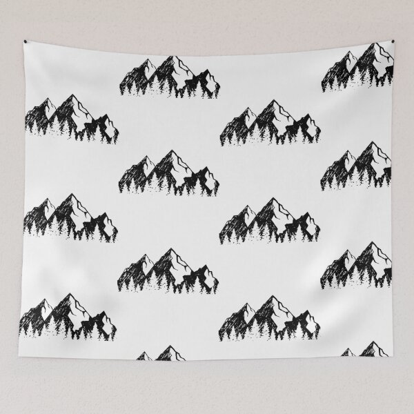 Item preview, Mountain and Forest Silhouette designed and sold by LunaRisa.