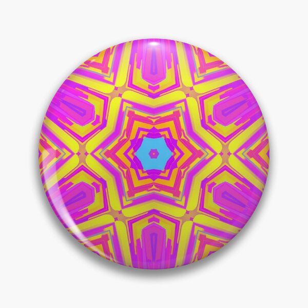 Item preview, Retro pink blue and yellow star designed and sold by BubbleCrumbs.