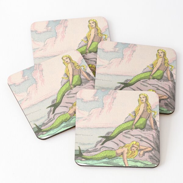 Item preview, Mermaid Rock - Vintage Magical Creature  designed and sold by elevens.