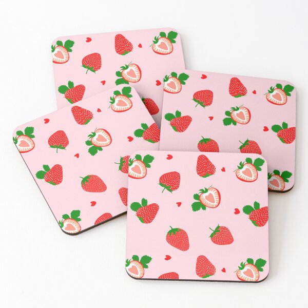 Item preview, Kawaii Pink Strawberry Dress designed and sold by sablites.