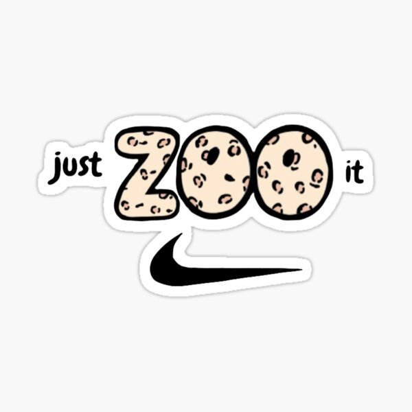 "Just Zoo It" Sticker for Sale by Sticks4Society Redbubble