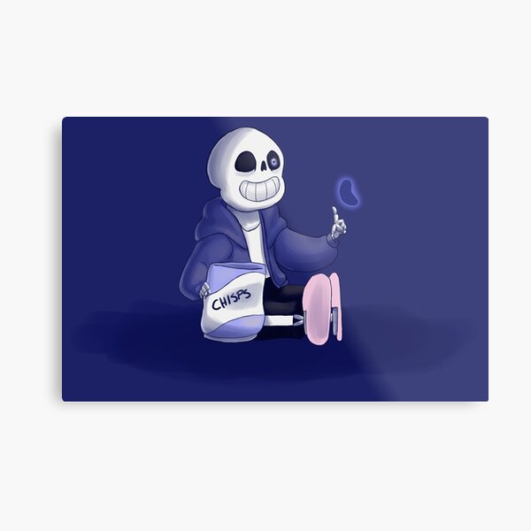 Sans Metal Print