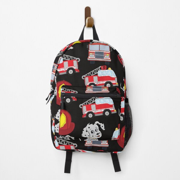 Artikelvorschau, Cooles Kids Firefighter Design mit FireTrucks und Fire Dalmatian entworfen und verkauft von Samsdesignshop.