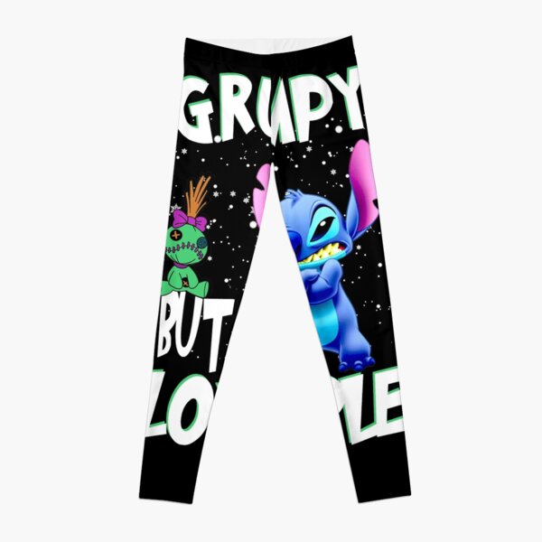 stitch people gift for fans happy and cute Leggings for Sale by  Theresapher65