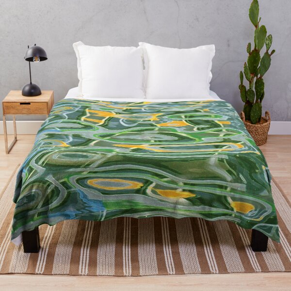 Item preview, green water circles designed and sold by Esther Frieda.