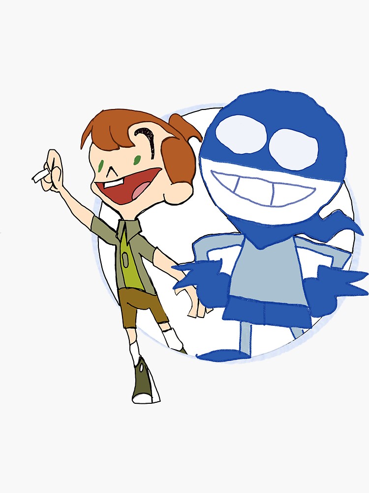 "ChalkZone Snap and Rudy" Sticker for Sale by hstevens5 Redbubble