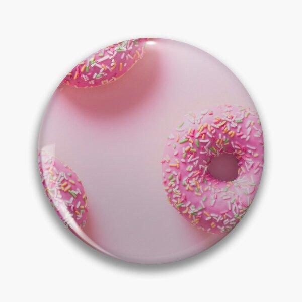 Item preview, Pink Frosted Sprinkled Donut designed and sold by MuscleCarTs.
