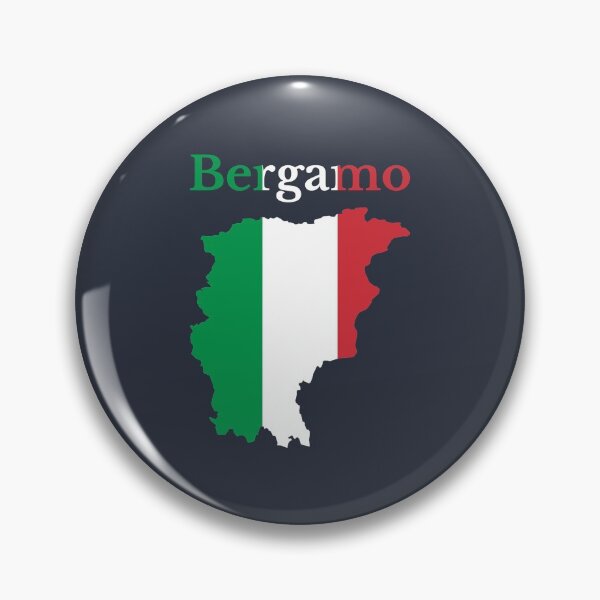 Artikelvorschau, Provinz Bergamo Karte, Italienische Provinz. entworfen und verkauft von marosharaf.