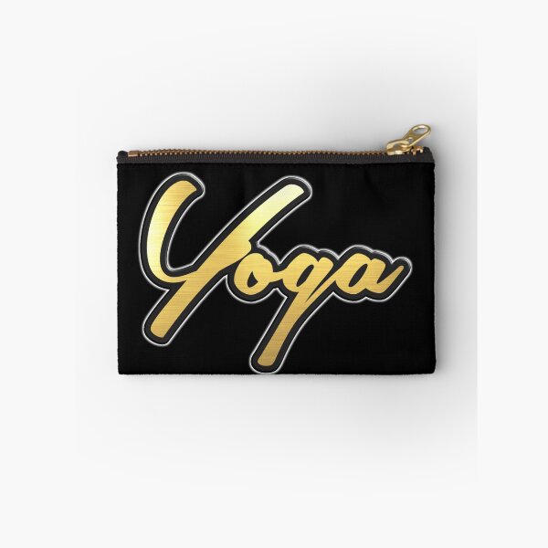 Item preview, Shiny black and Gold YOGA word ver1 designed and sold by smARTwork.