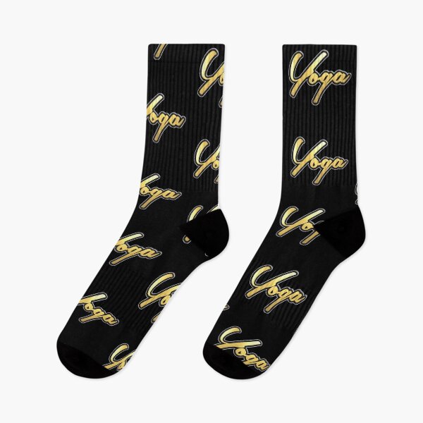 Item preview, Shiny black and Gold YOGA word ver1 designed and sold by smARTwork.