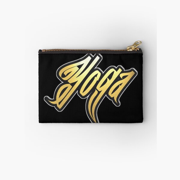 Item preview, Shiny black and Gold YOGA word ver2 designed and sold by smARTwork.