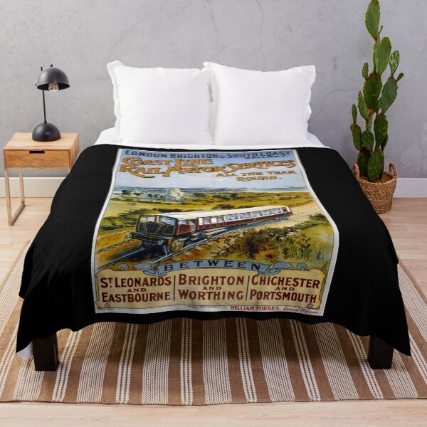 Item preview, Coast Line retro poster designed and sold by CorasPosters.